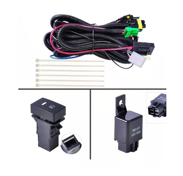 Ramal Cableado Interruptor Relay Botonera Para Neblineros-4