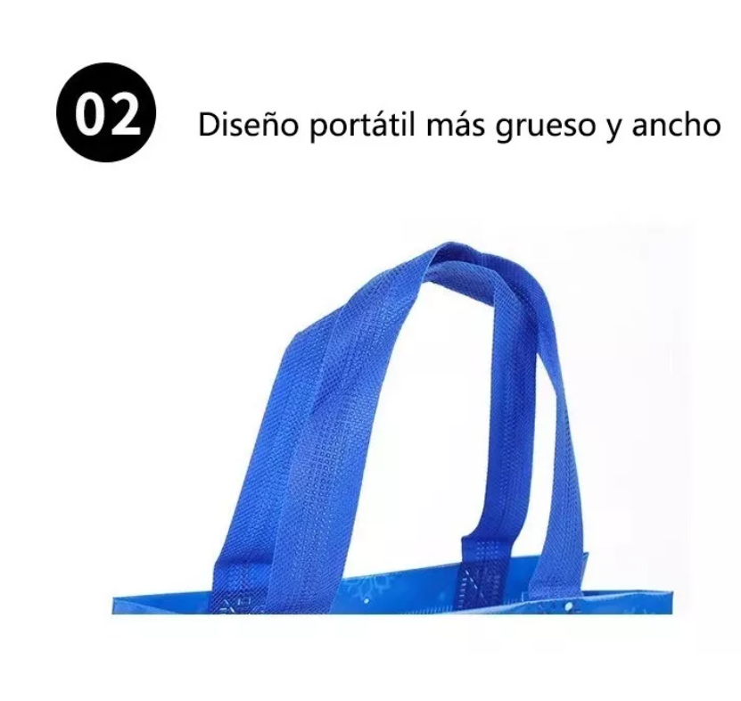 Pack 12 Bolsa Reutilizable Alpaca D Compras Regalo 36x26cm-3
