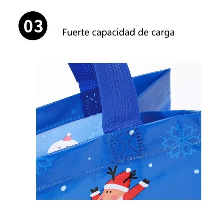 Pack 12 Bolsa Reutilizable Alpaca D Compras Regalo 36x26cm-4