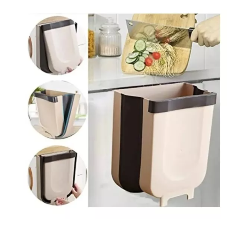 Pack Tabla Corte Plegable+ Basurero Cocina-4