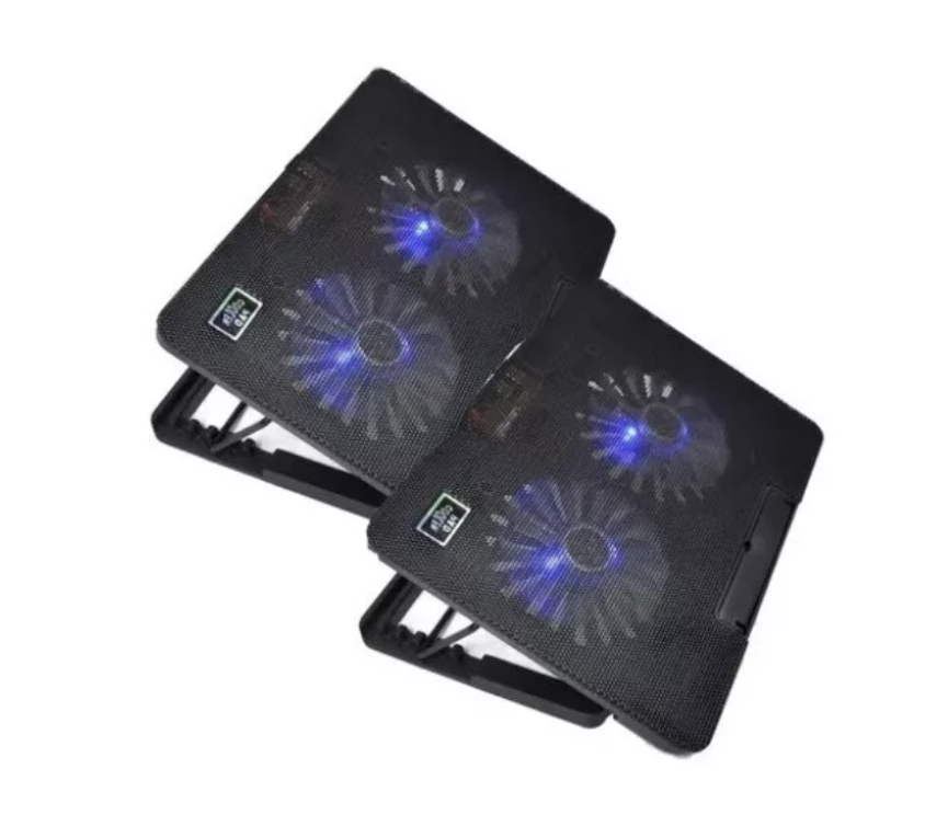 Pack 2 Mesa Base Ventilador Notebook Cooler-0