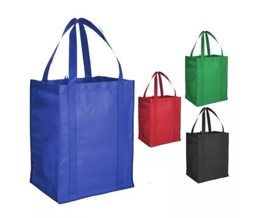 X10 Bolsas Tnt Reutilizable Ecologicas Reforzada 83x40x23m-2