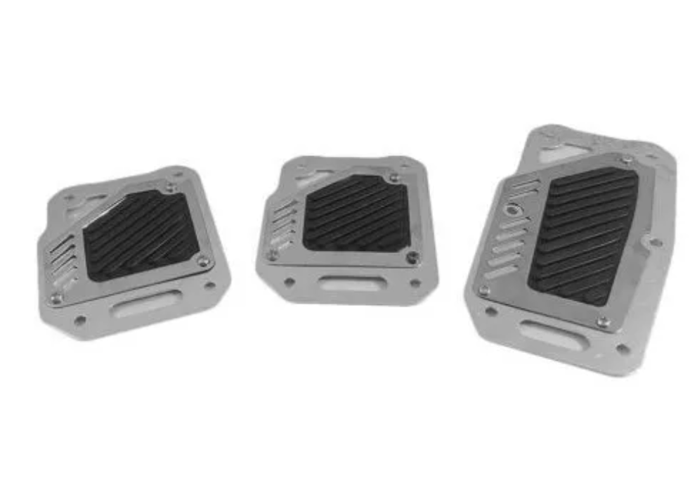 Set 3 Cubre Pedales Deportivo Tunning Auto Universal Racing-5