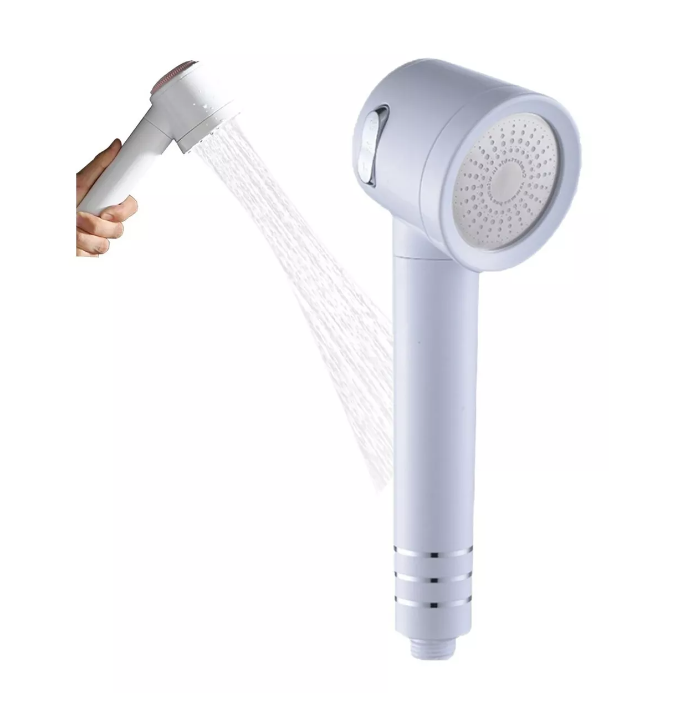 Ducha Spa Cabezal Ducha 2 En 1 Telefono Mango Ahorro Cepillo-0