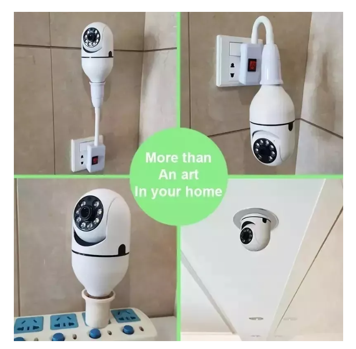 Camara Ip Ampolleta Panorámica Wifi / Yoosee-4