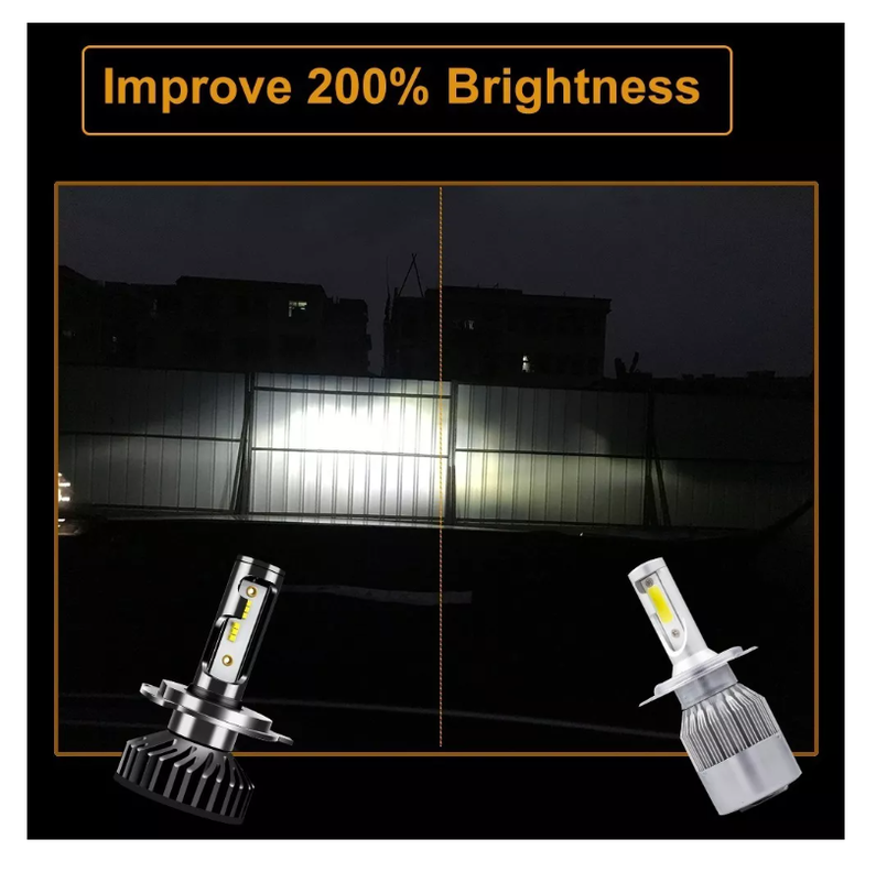 Kit Ampolleta Auto Led Canbus H1 H3 H4 H7 H11 9005/6 880/ F2-2