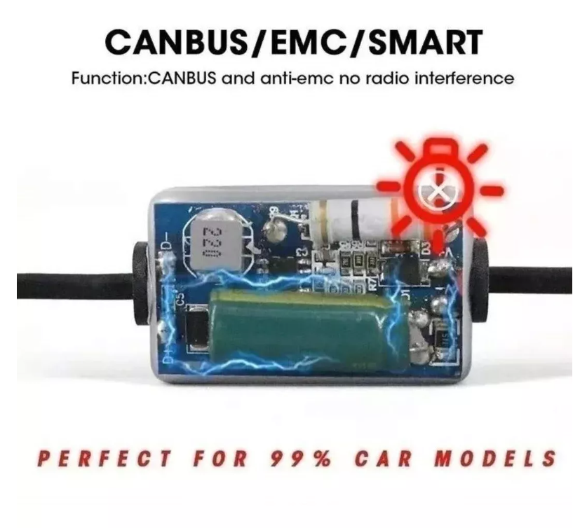 Kit Ampolleta Auto Led Canbus H1 H3 H4 H7 H11 9005/6 880/ F2-3