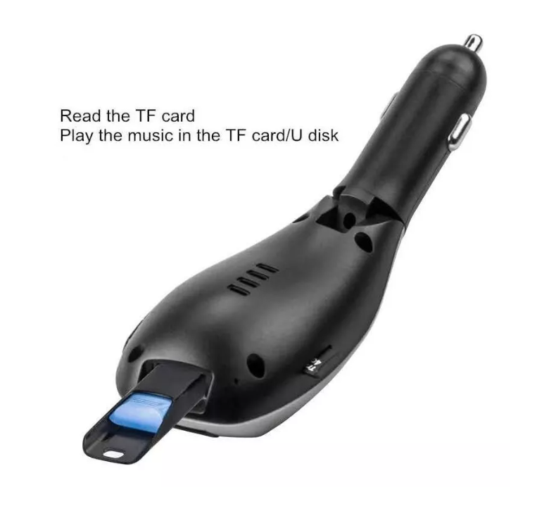 Transmisor Radio Fm Bluetooth Usb Tf Cargador Auto-1