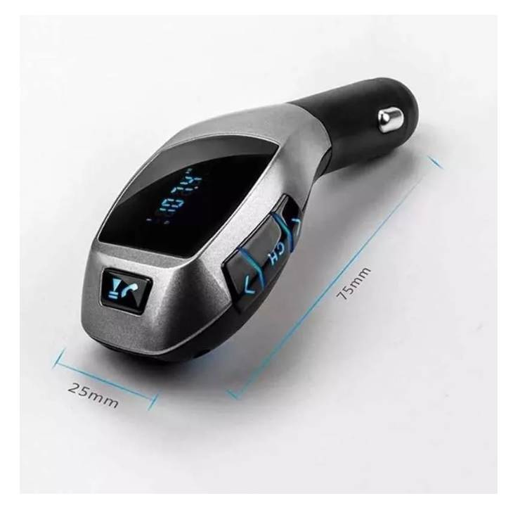 Transmisor Radio Fm Bluetooth Usb Tf Cargador Auto-3