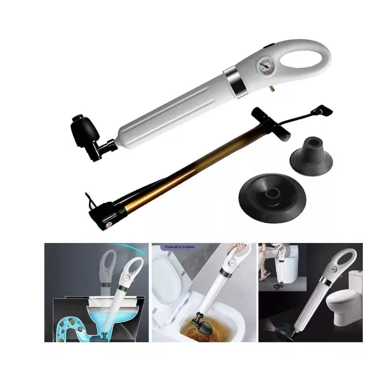 Pistola Destapador Cañerias Baños Tinas Etc Air Drain Blaste-3
