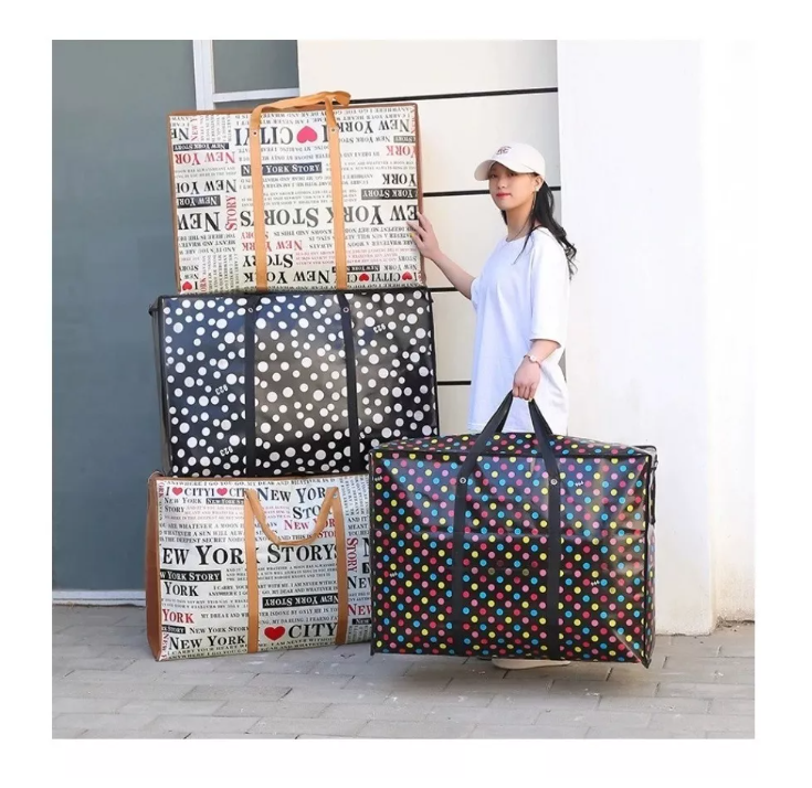 Bolsa Multiuso Ecológica Reutilizable 80x60x25cm Impermeable-2