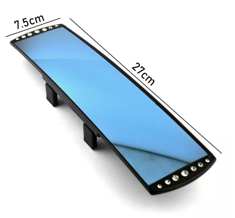 Espejo Retrovisor 27cm Universal Panorámico Interior Premium-7