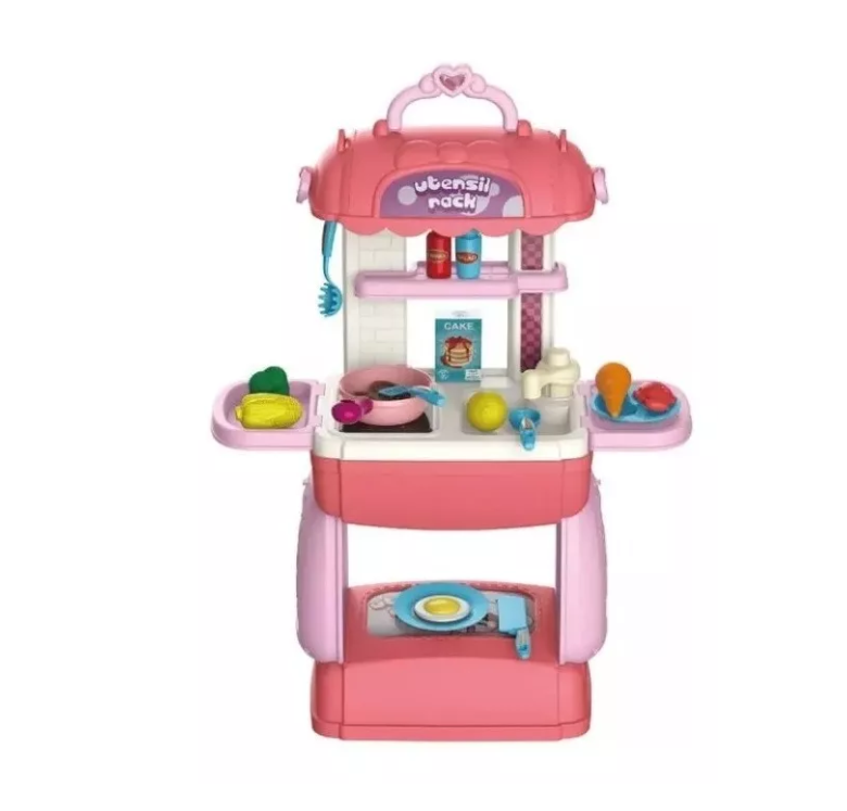 Kit Cocina Portátil 3 En 1 Niñas-0