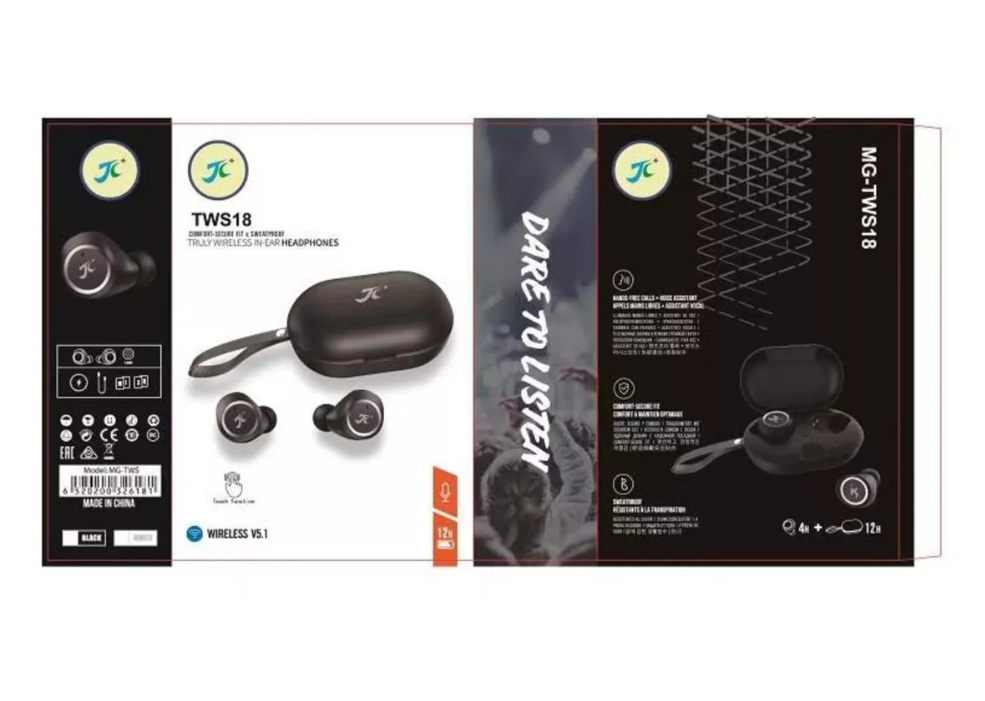 Tws 18 Audífonos Inalámbricos Bluetooth 5.0 Táctil 505mah-4