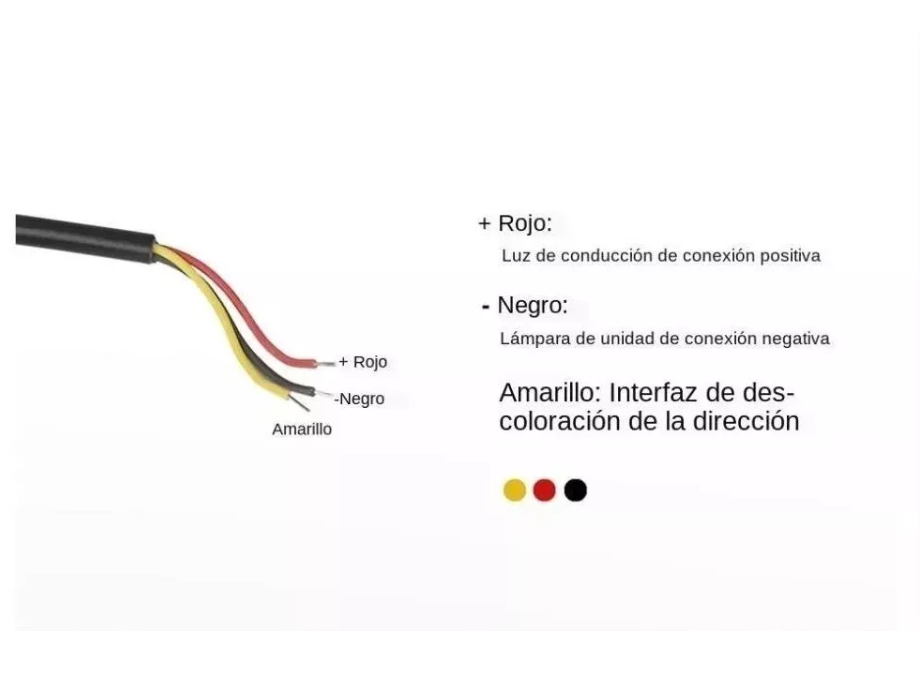 X2 Cinta Tira Led Ojos Angel Blanco Ambar Intermitentes 45cm-1