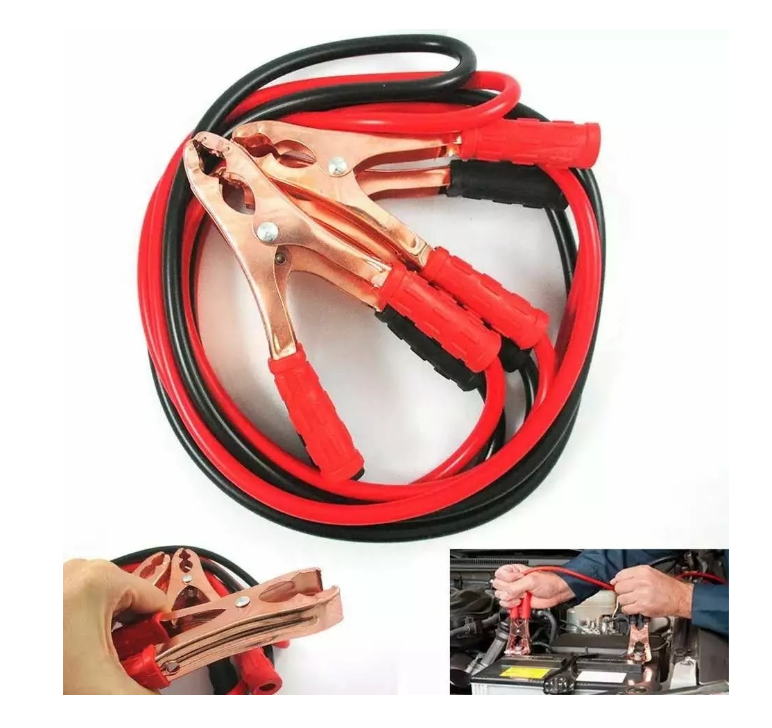 Cable Roba Corriente 1500 Amp 2mts Para Vehiculo Auto -0