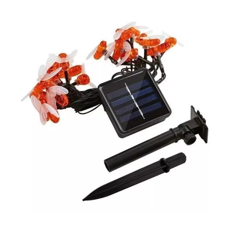 Guirnalda Luces Led Solar Abeja Calido-2