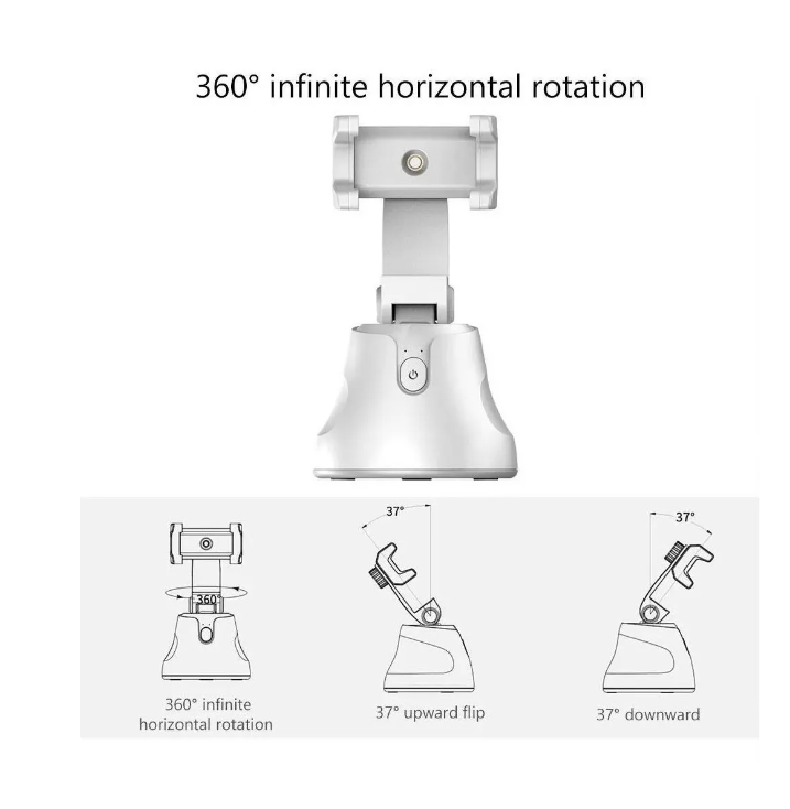 Gimbal Selfie Stick Seguimiento Cara 360° Tiktok Fotografía-1
