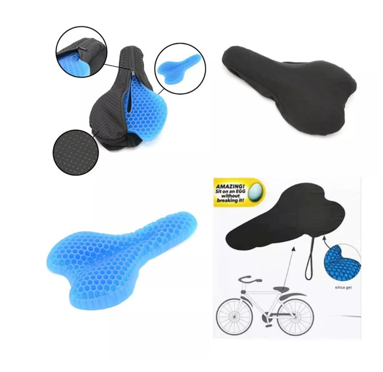 Funda Cubre Sillín Asiento Bicicleta Gel Acolchonado Sport-2