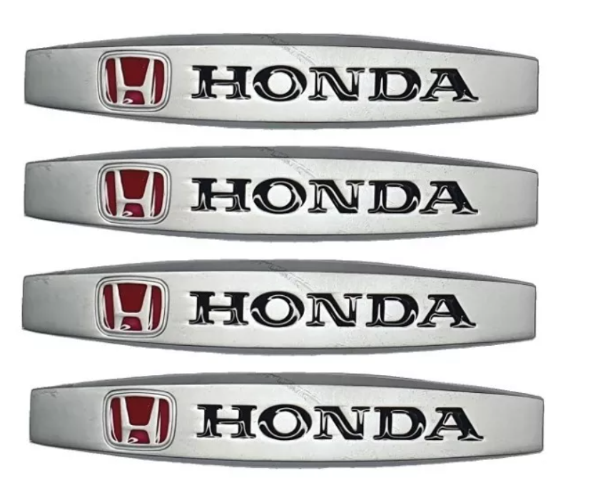 X4 Tope De Puerta Metálico Honda Adhesivo Tuning Universal-4