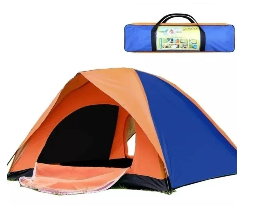 Carpa 3 Personas Doble Capa Toldo Ventana 2x1.5mts-0