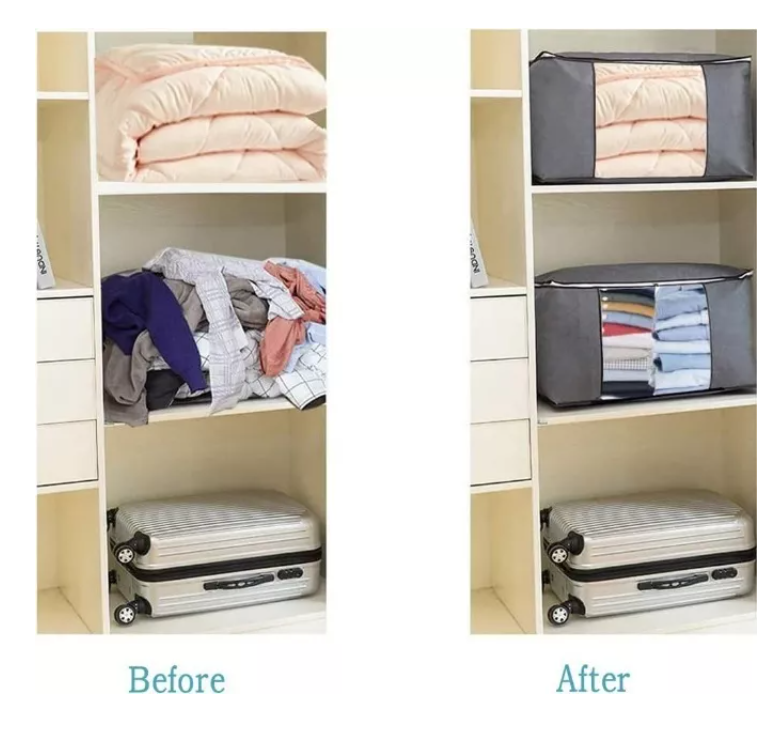 Pack De 3und Organizador De Bolsas De Almacenamiento De Ropa-4