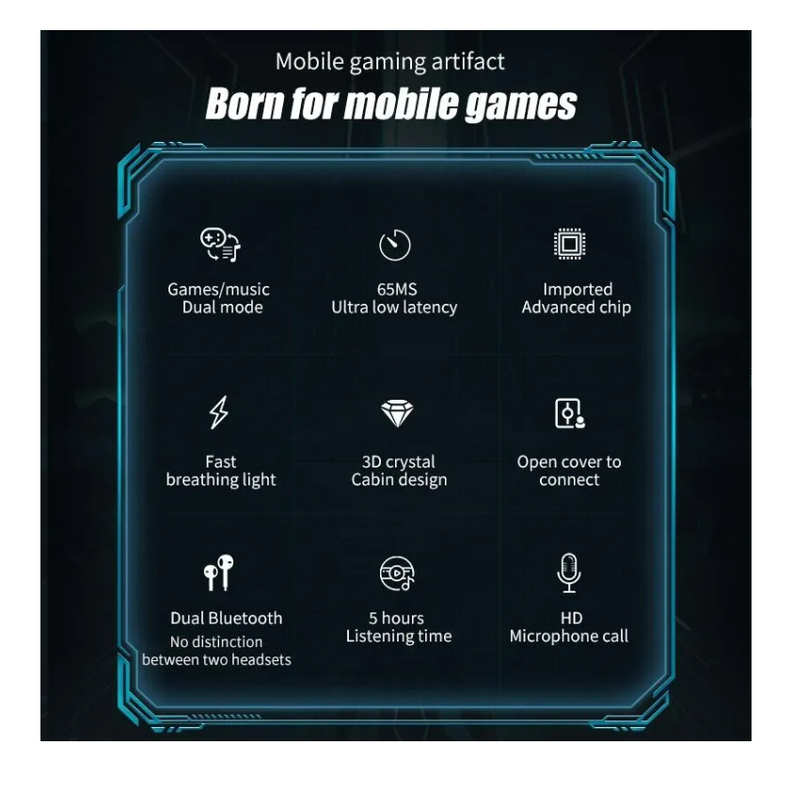 Audífonos In-ear Inalámbricos U10 Buds Gamer Bluetooth 5.1-1