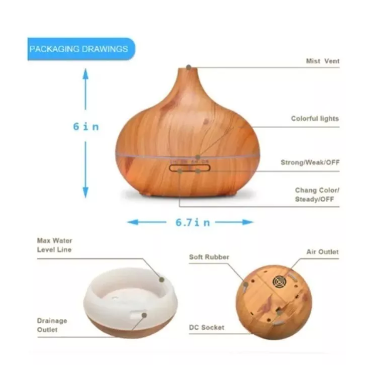 Humidificador Aromaterapia De Aceites-2