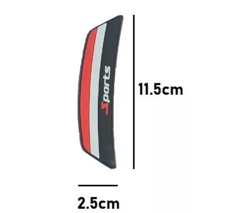 X4 Tope De Puerta Goma Adhesivo Sports Tuning Parachoques-1
