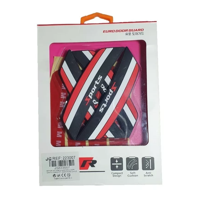 X4 Tope De Puerta Goma Adhesivo Sports Tuning Parachoques-3