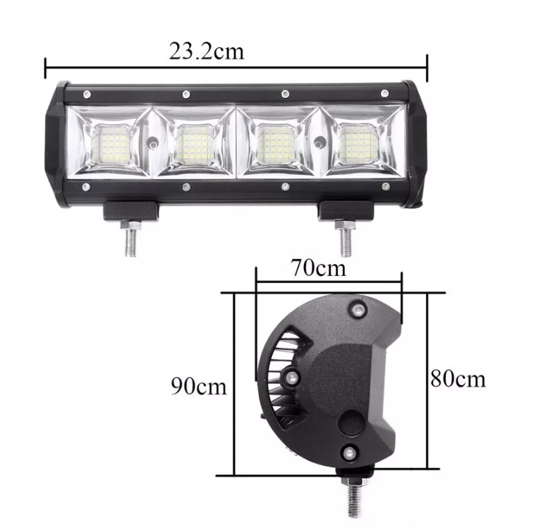 Barra Led Focos Neblineros 64 Led 192w Expansion Auto Moto-4