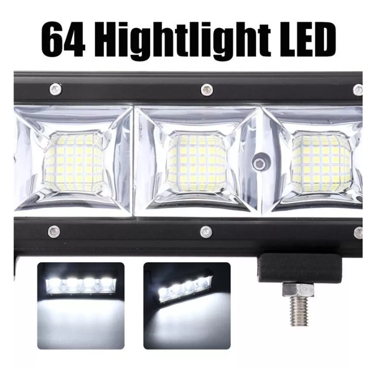 Barra Led Focos Neblineros 64 Led 192w Expansion Auto Moto-6