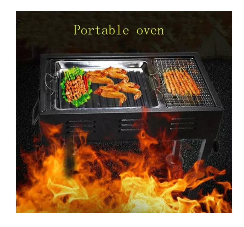 Estufa Parrilla Parrillera Plegable Barbacoa Portatil Asado-5