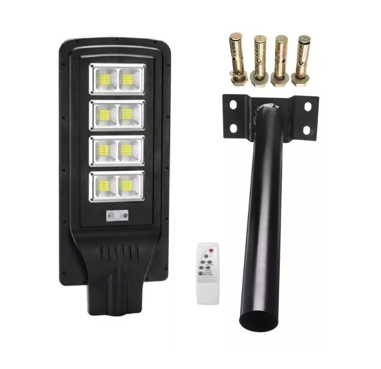 Foco Solar 280 Led 240w Sensor Movimiento Control Remoto-0
