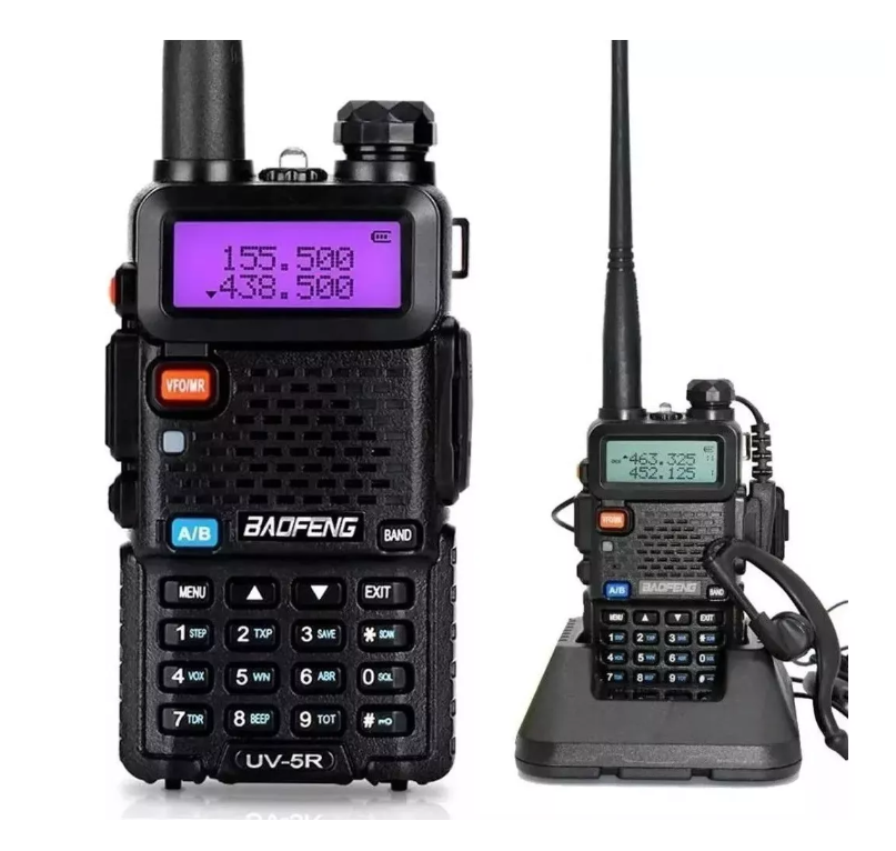 Radio Transmisor Walkie Talkie Baofeng Uv-5r 520mhz 3800mah-0