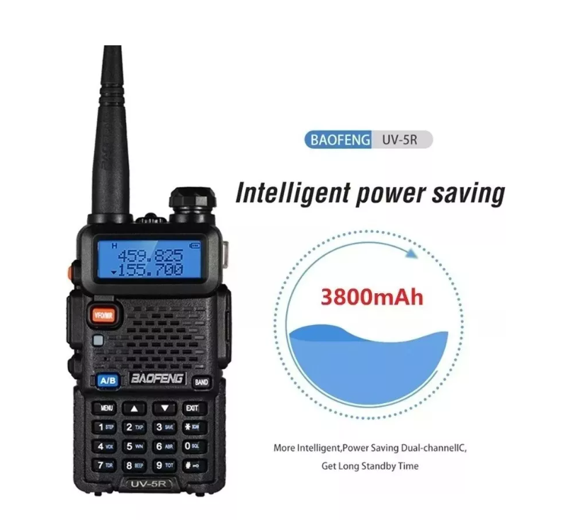 Radio Transmisor Walkie Talkie Baofeng Uv-5r 520mhz 3800mah-1
