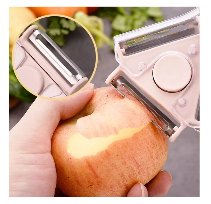 Pelador 3 En 1 Verduras Frutas Giratorio Multiuso Cortador-6
