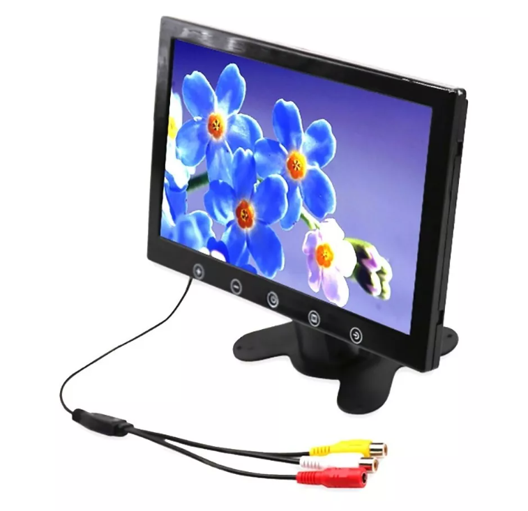 Pantalla Monitor 10 Ajustable Lcd Cámara Retroceso Auto 12v-6