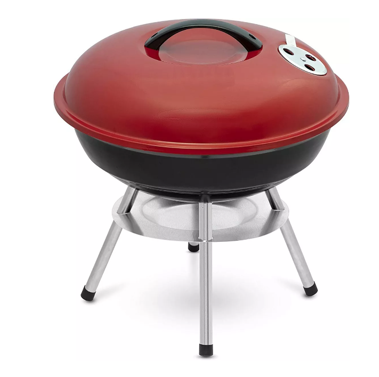 Mini Estufa Parrilla Redonda 36cm Parrillera Barbacoa Asado-5