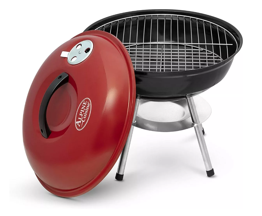 Mini Estufa Parrilla Redonda 36cm Parrillera Barbacoa Asado-6
