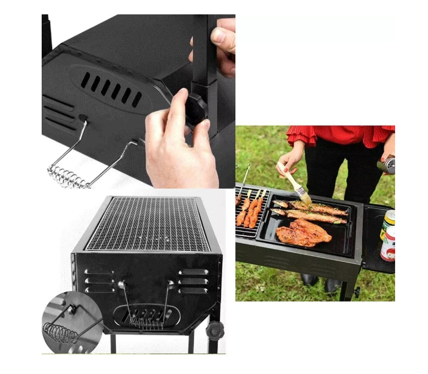 Estufa Parrilla Parrillera Portatil Plegable Barbacoa Asado-3