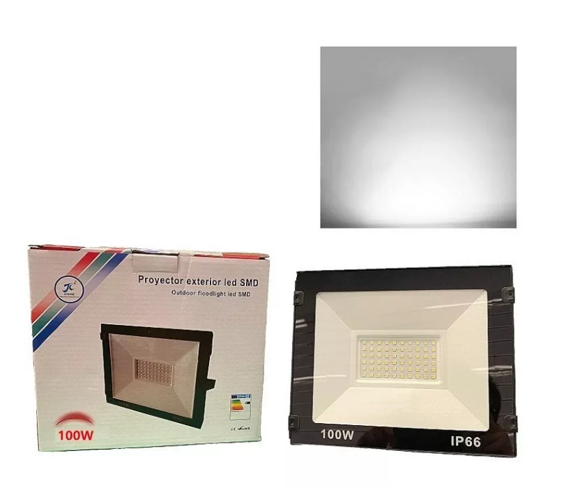 Foco Proyector Led Plano Reflector Multiled 100w Exterior-0
