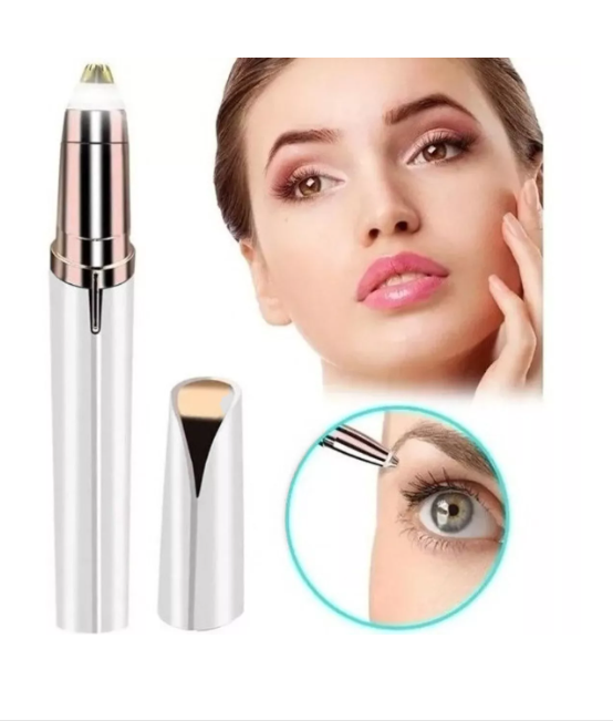 Depilador De Cejas Perfiladora Facial Recargable Usb Portáti Color Blanco-1