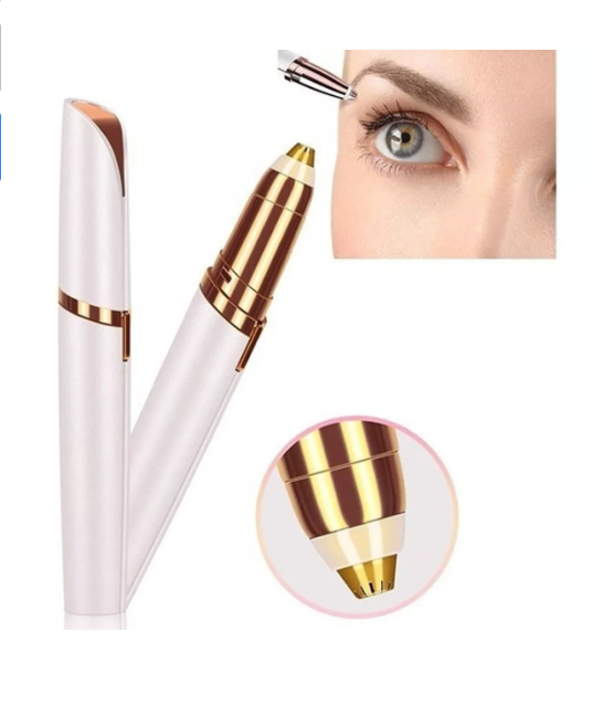 Depilador De Cejas Perfiladora Facial Recargable Usb Portáti Color Blanco-2