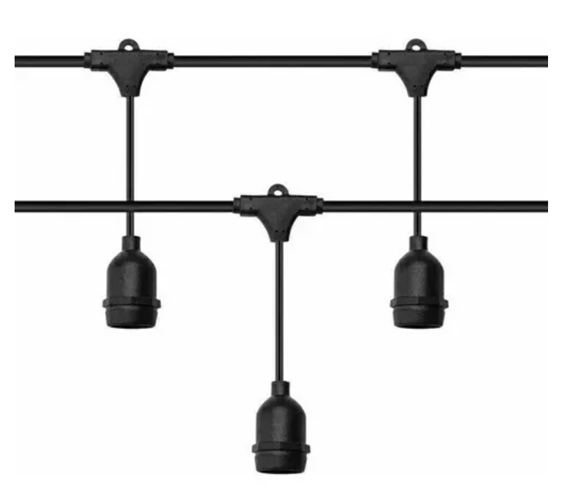 Guirnalda Ampolleta Led E27 Exterior 10 Mt Boda Incluye Amp-1