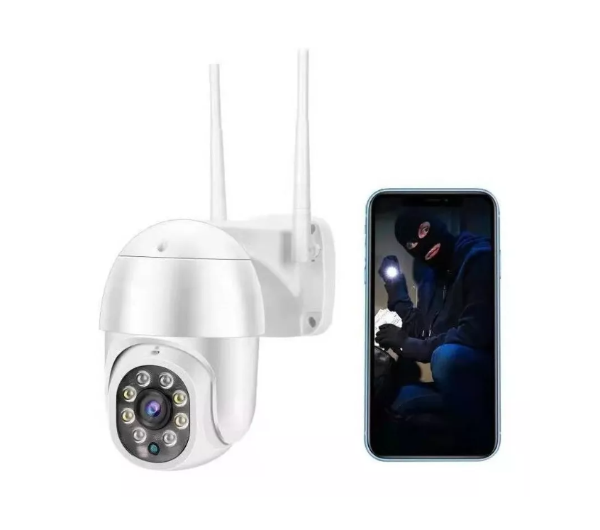 Smart Camara Ip Wifi Alarma Exterior Anti Agua Ip66 2-0
