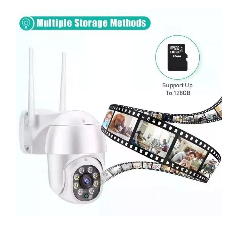 Smart Camara Ip Wifi Alarma Exterior Anti Agua Ip66 2-2