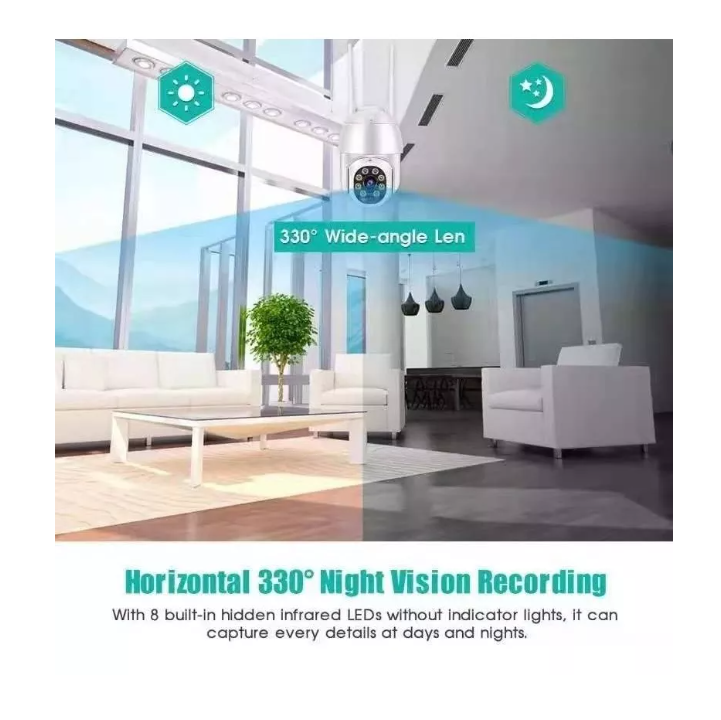 Smart Camara Ip Wifi Alarma Exterior Anti Agua Ip66 2-3