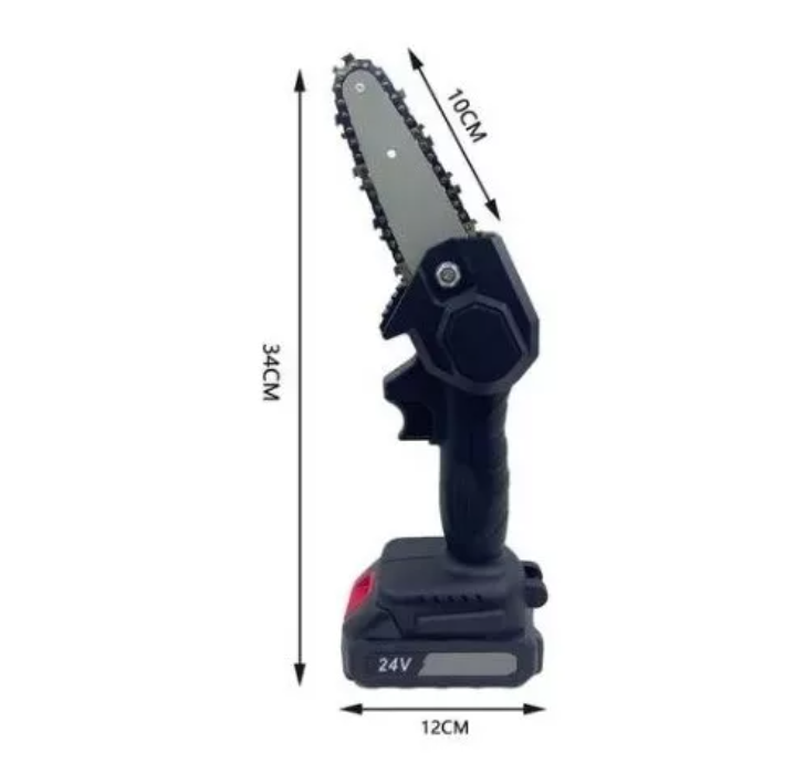 Mini Motosierra Eléctrica Podadora 24v-1