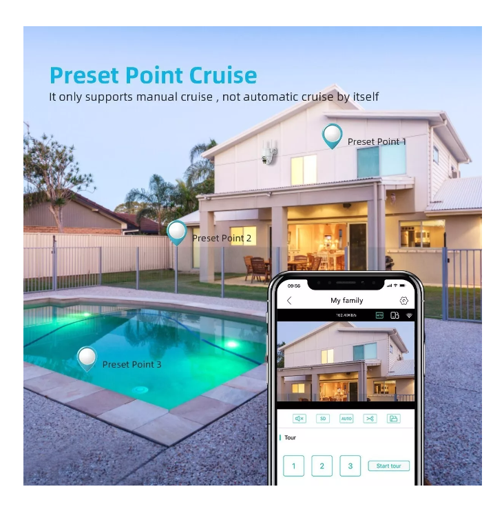 Smart Camara Ip Wifi Alarma Exterior 5mp Anti Agua Ip66-6